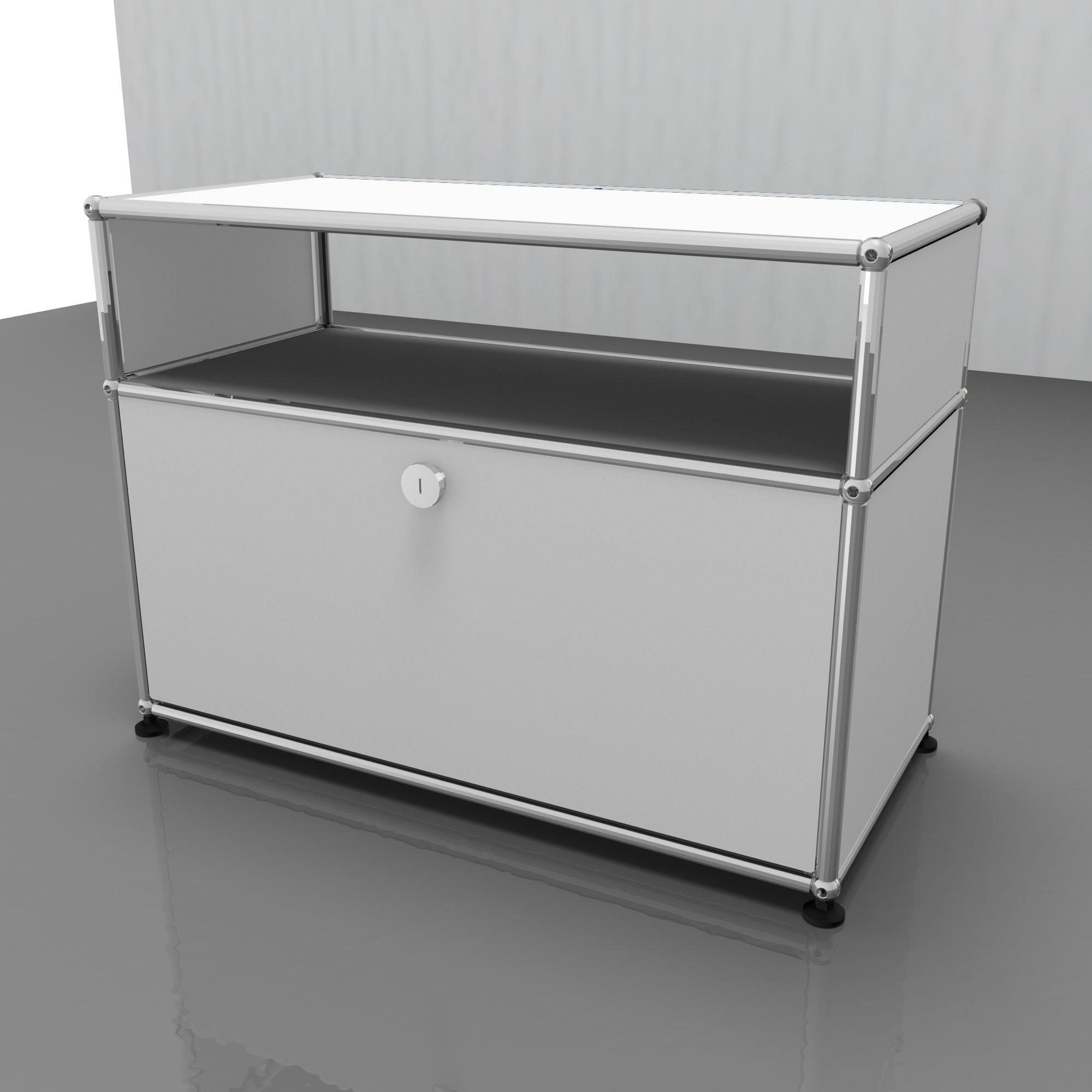 USM Haller board with drawer