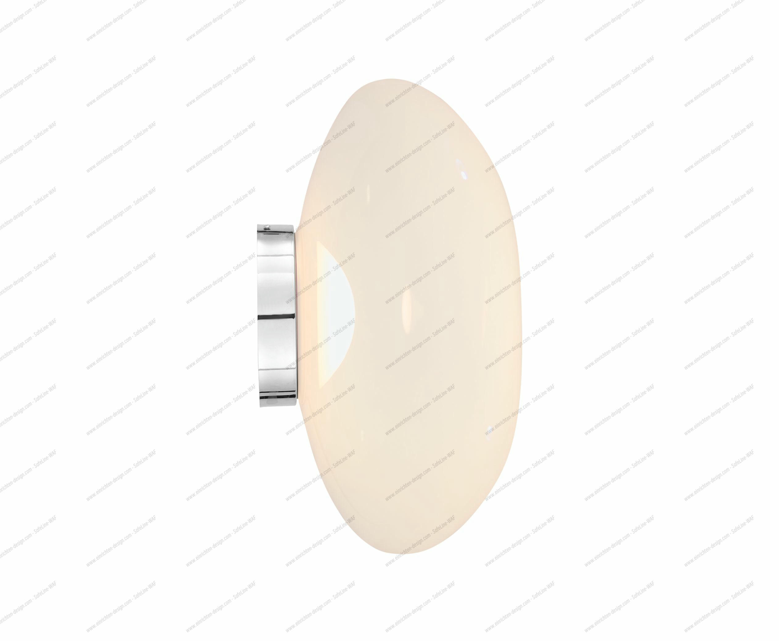 Melt Surface LED Wall Light Opal - Silver Tom Dixon