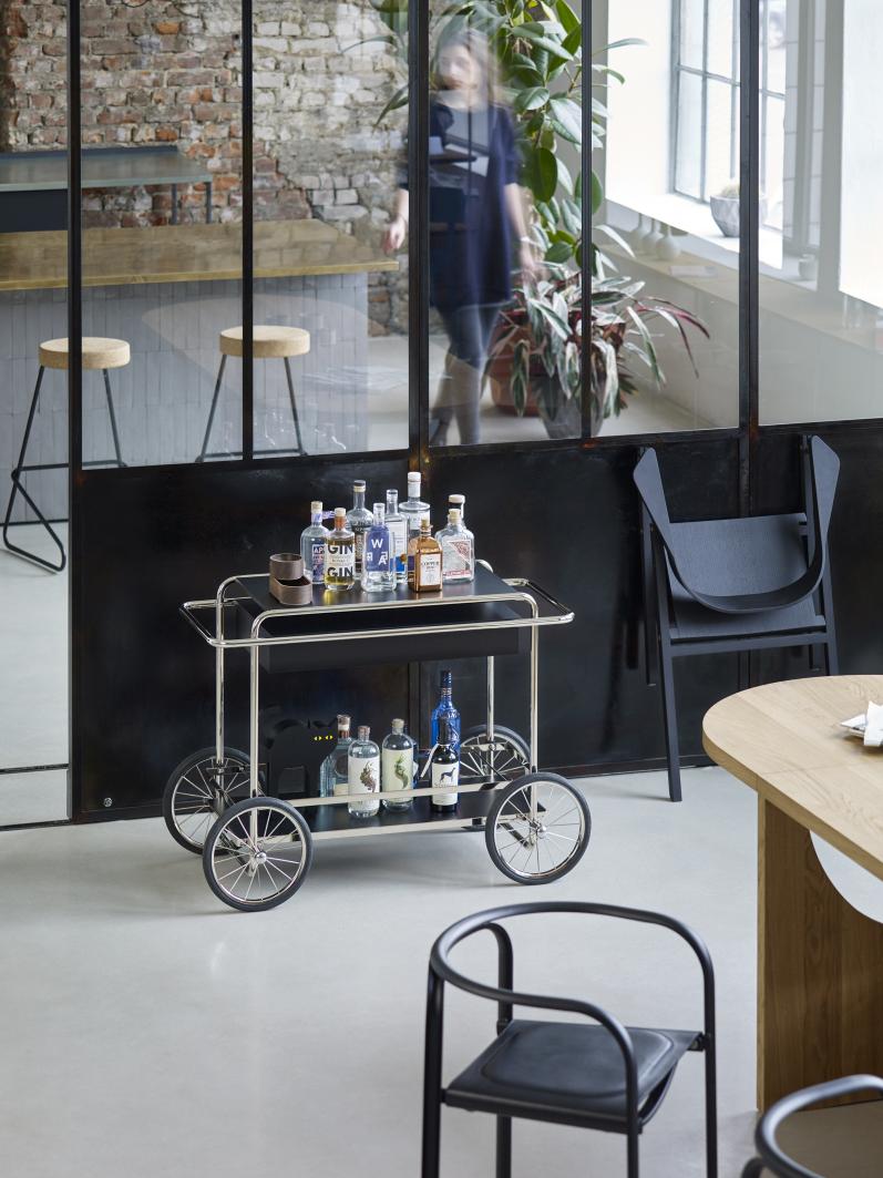M4RS console trolley / bar trolley Tecta