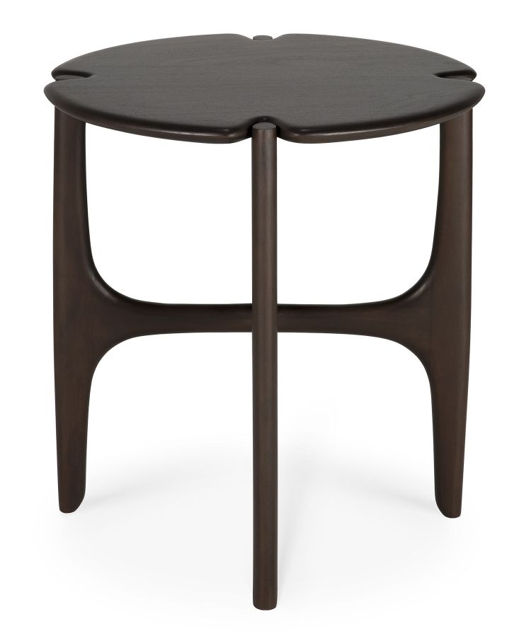 PI Side Table Mahogany Dark Brown Lacquered Ethnicraft