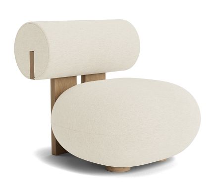Hippo Lounge Natural Oak Barnum Bouclé 24 Norr11