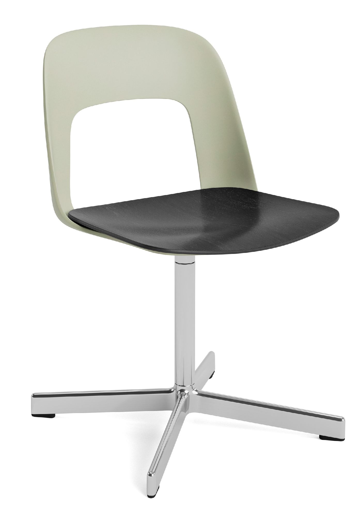 Layout Side Chair 132 4-star swivel base chair Hay 