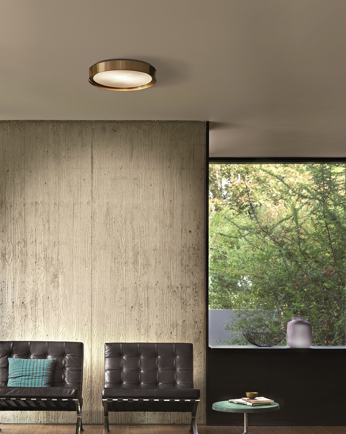 Berlin Wall and Ceiling Lamp Oluce