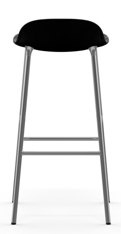 Form Barstool  H 75 cm Steel Upholstered Normann Copenhagen