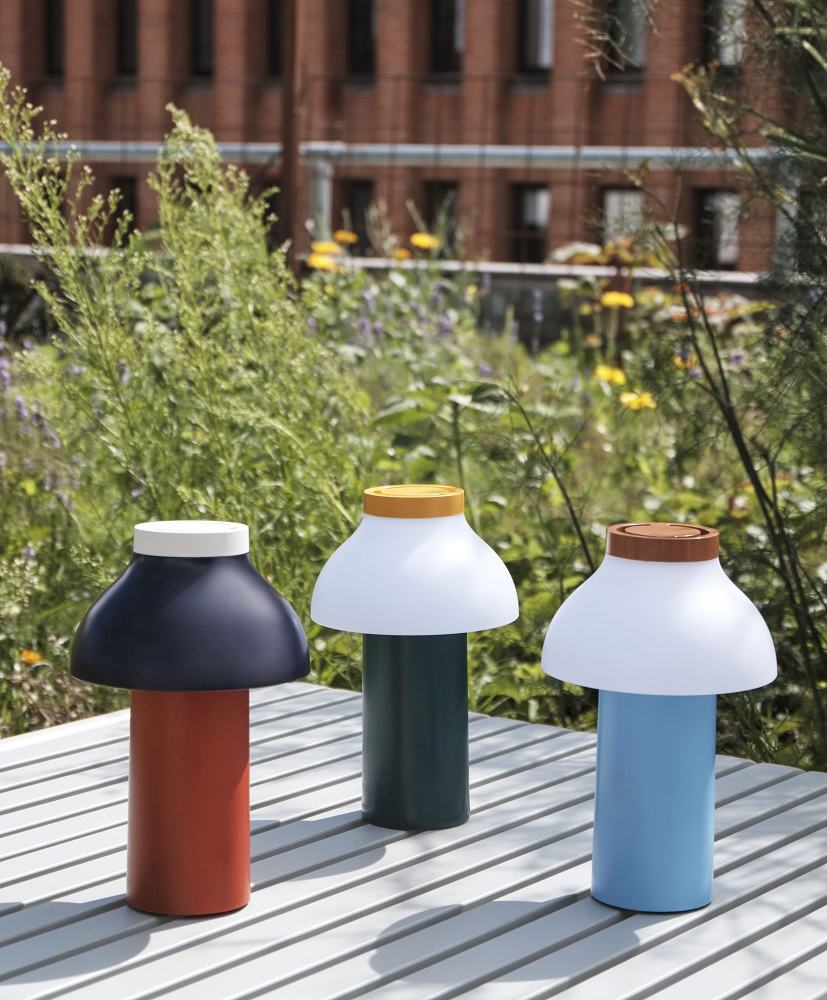 PC Portable Battery Lamp / Table Lamp DUSTY RED Hay SINGLE PIECES