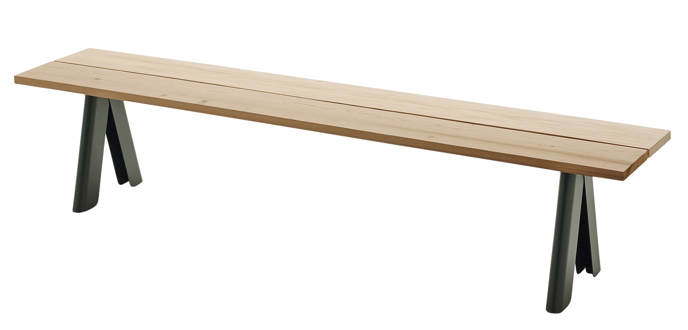 Overlap Bench Bench Outdoor Skagerak by Fritz Hansen Hunter green