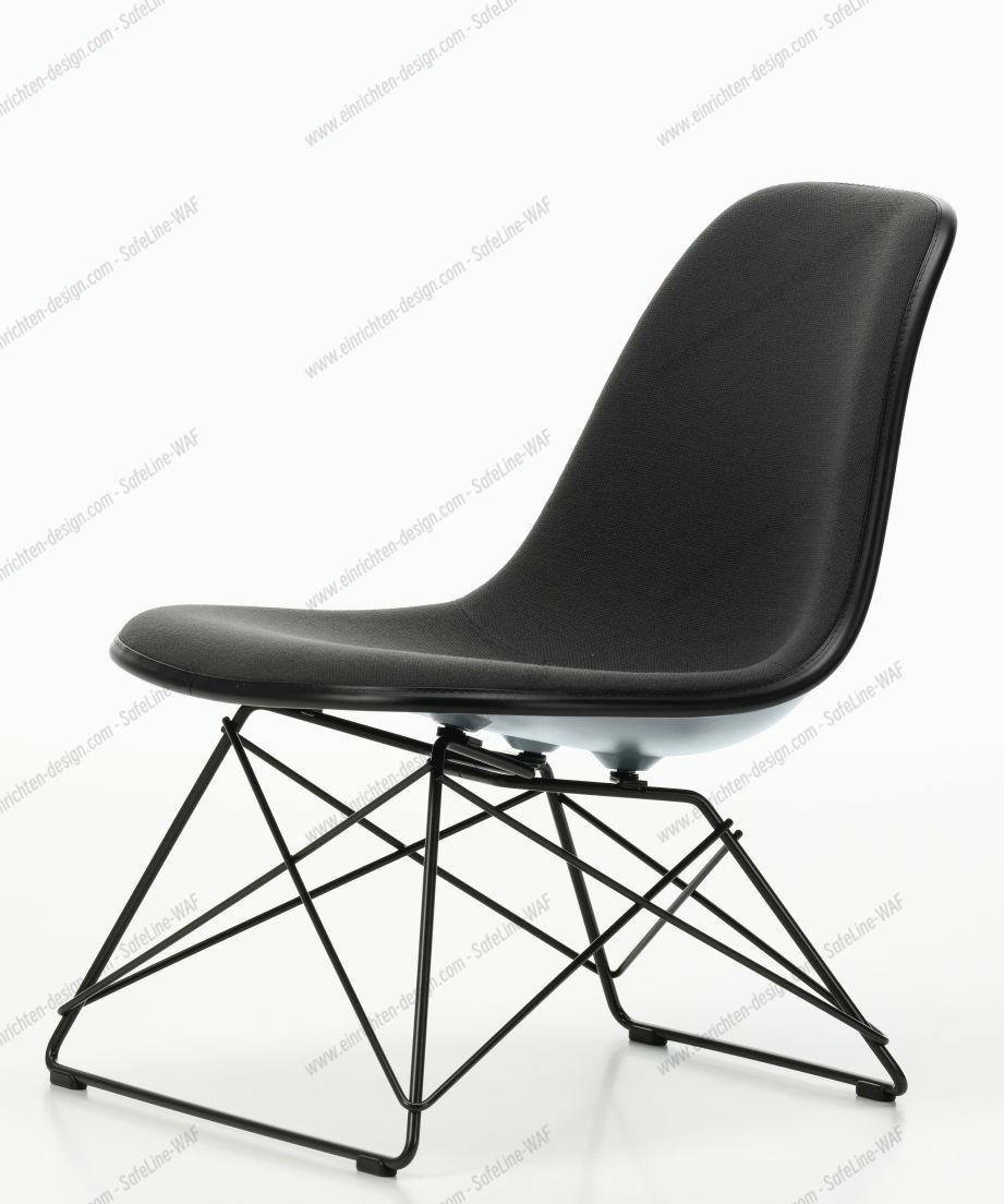 Eames Plastic Side Chair LSR Chair Fully upholstered Vitra