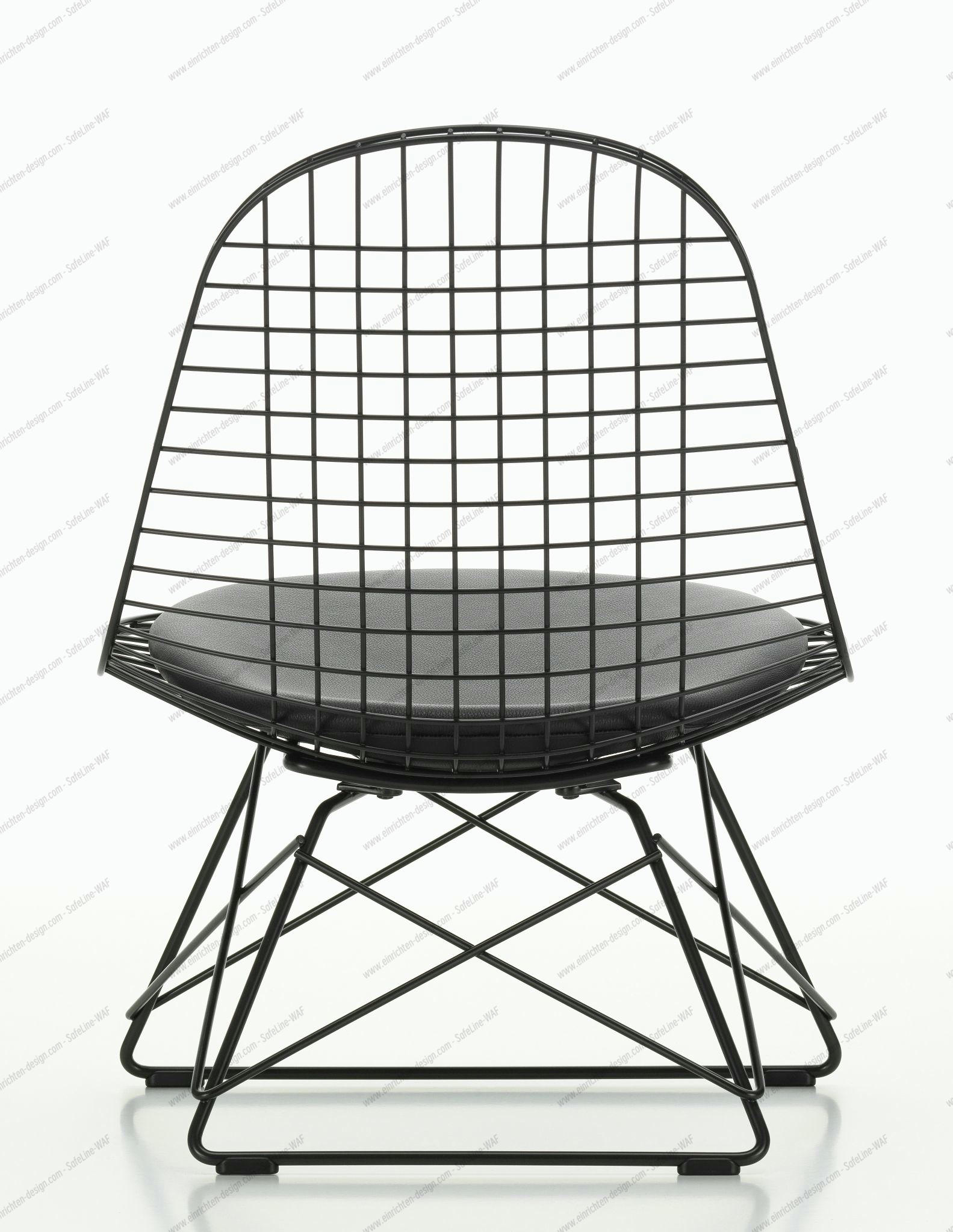 LKR-5 Wire Chair Chair with Seat Cushion Vitra