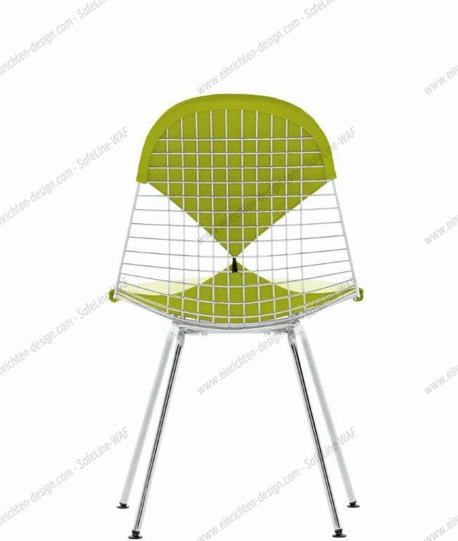 DKX-2 Wire Chair Chair with Seat and Back Upholstery Vitra