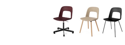 Layout series without armrests