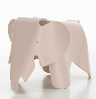 Eames Elephant Small RE Vitra pale pink