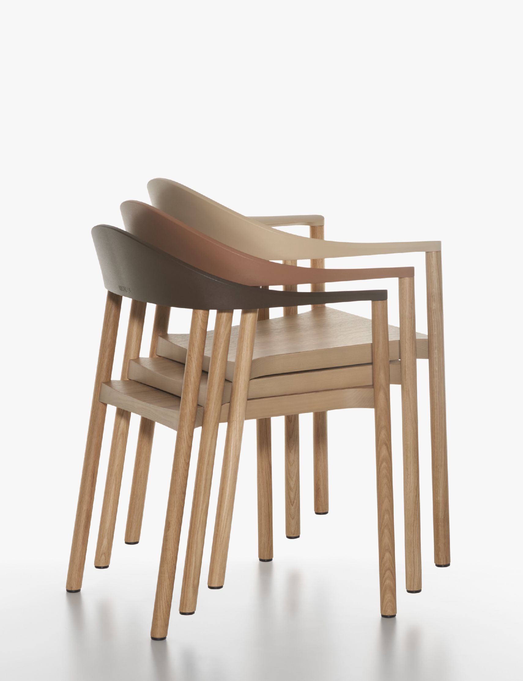 Monza Armchair Armrest Chair Plank