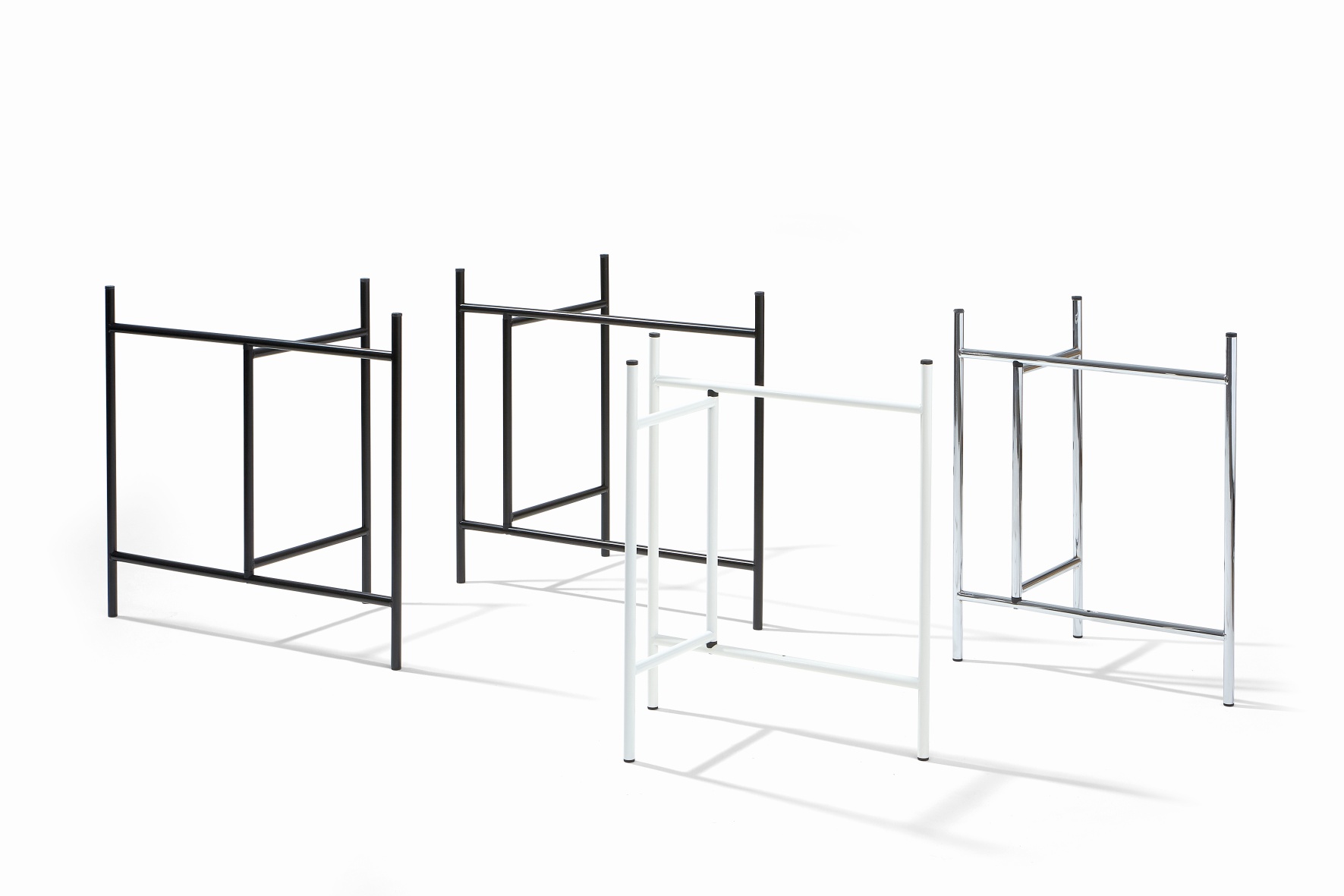 Eiermann 3 table frame coloured WHITE Richard Lampert SINGLE PIECES