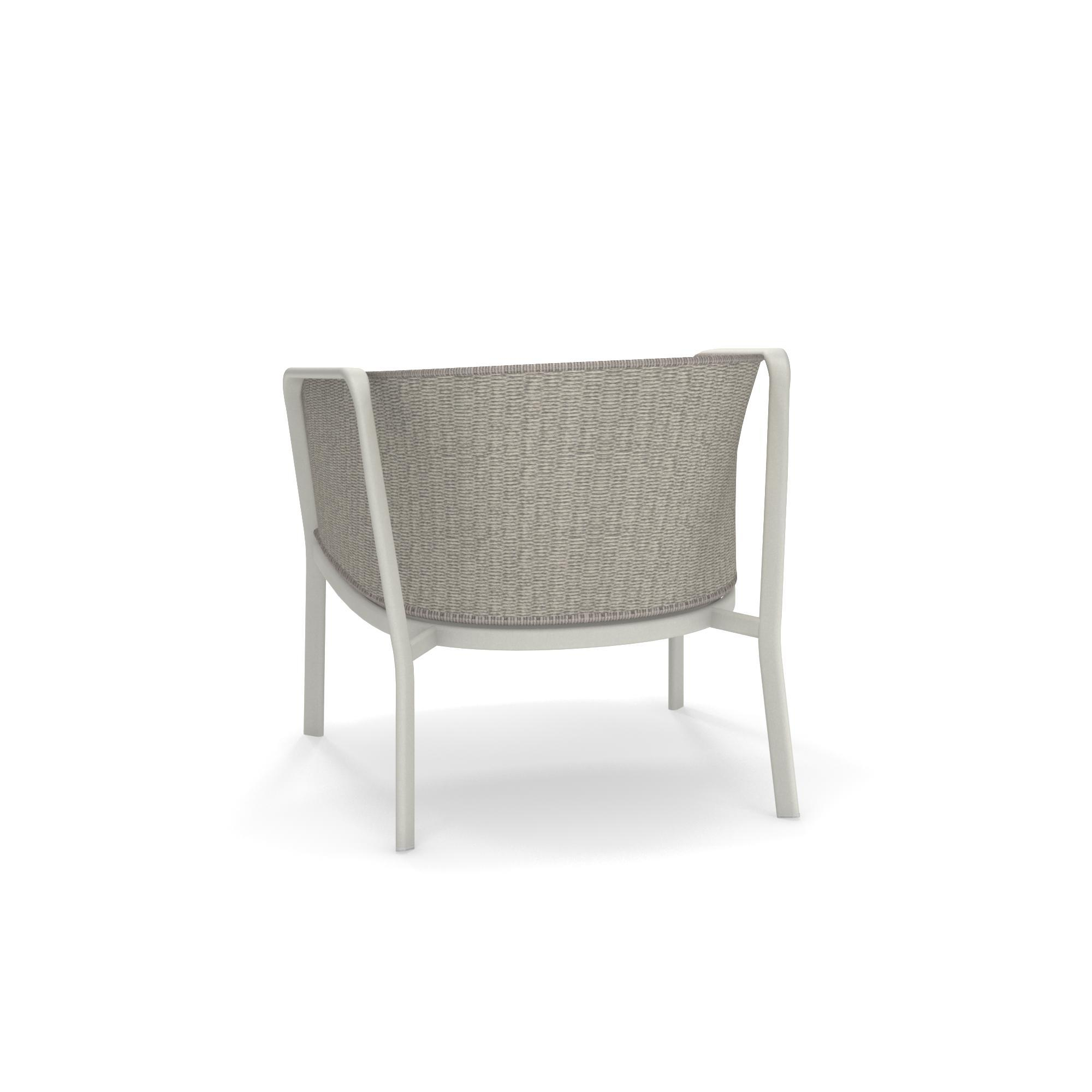 Carousel 1216 Outdoor Lounge Chair Emu White / Melange Ivory