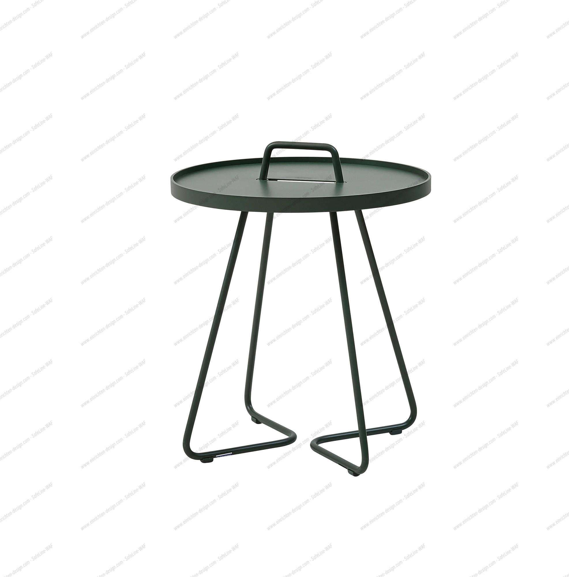 On-The-Move Outdoor side table small dark green Cane-Line