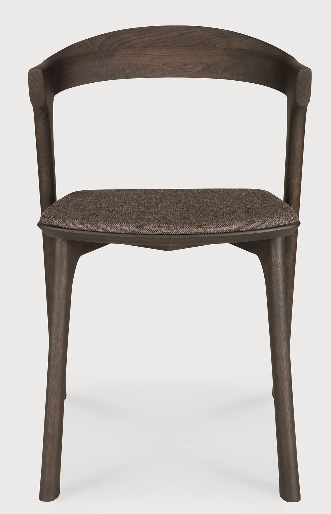 Bok chair brown oak / fabric warm brown Ethnicraft