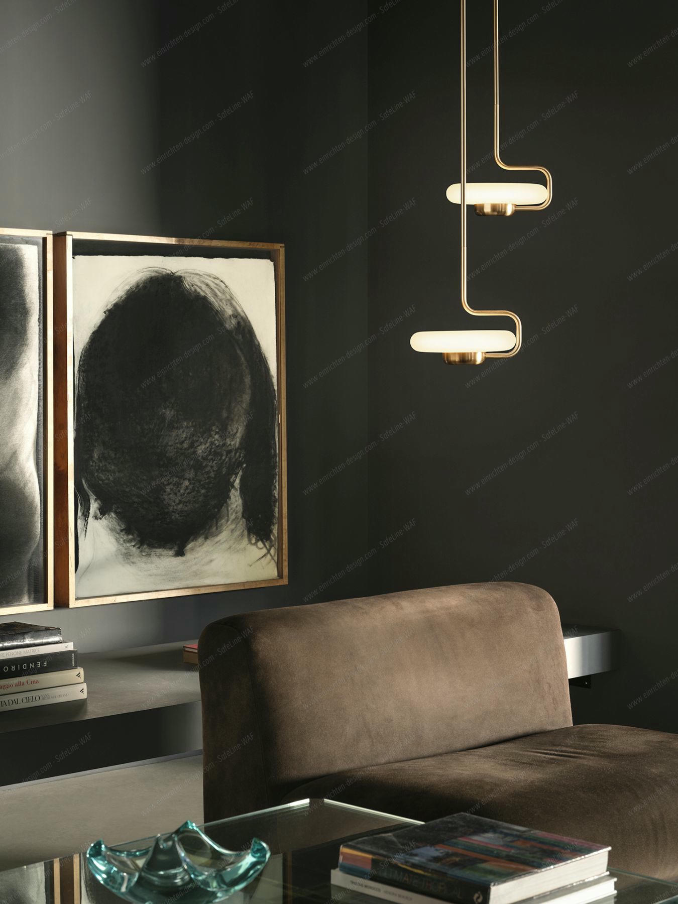 Tratto Pendant lamp black Kdln
