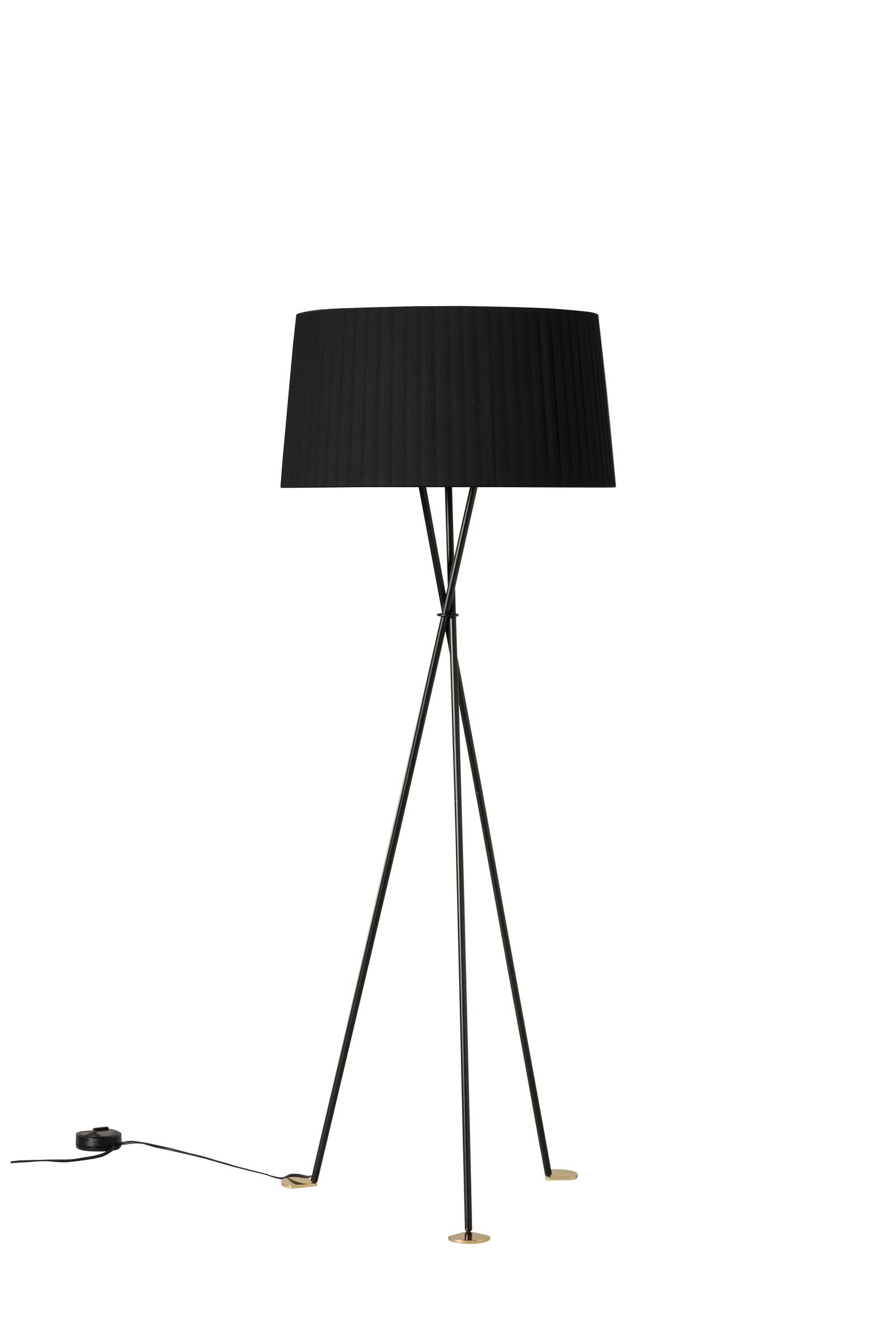 Tripode G5 floor lamp black Santa & Cole