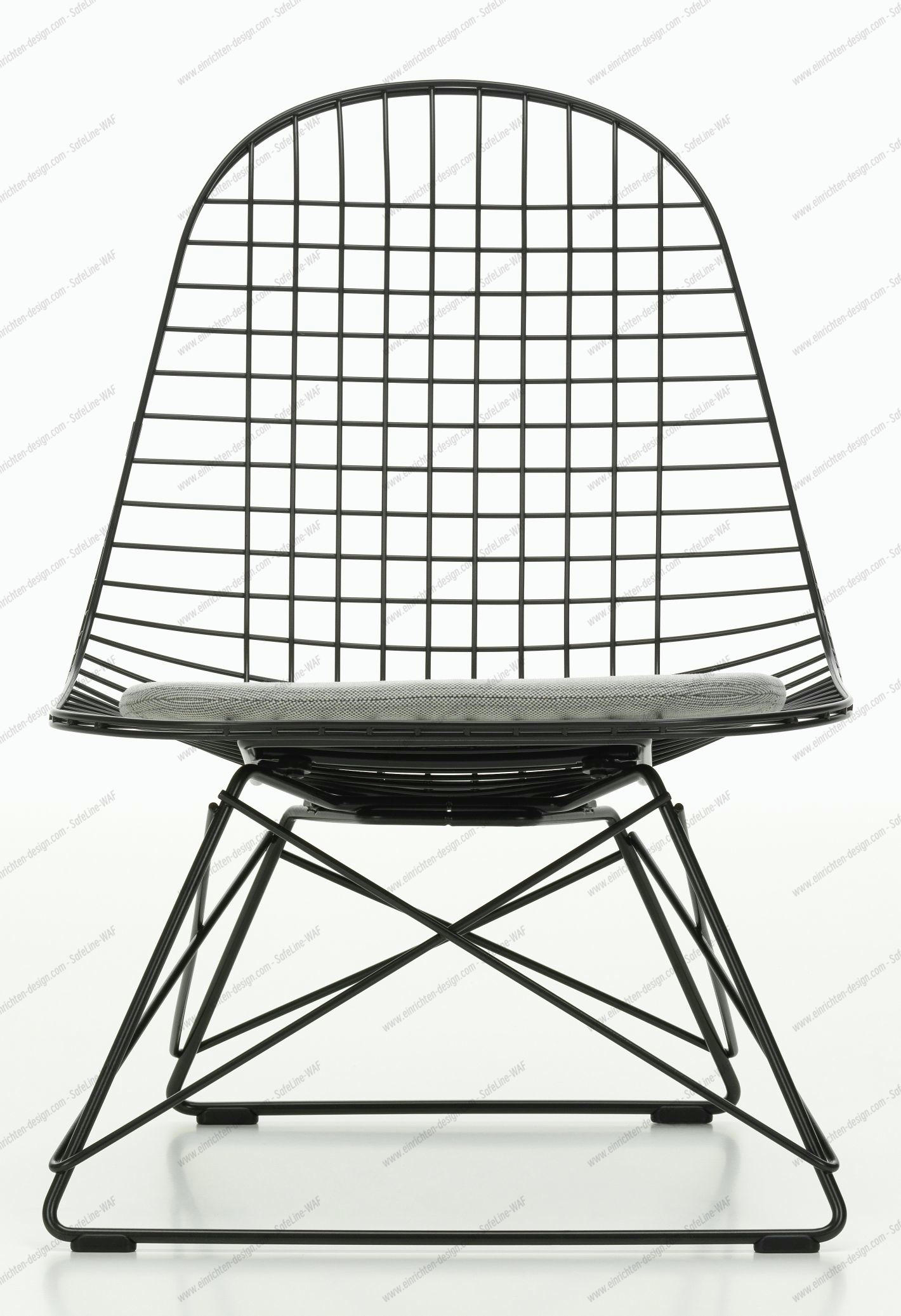 LKR-5 Wire Chair Chair with Seat Cushion Vitra