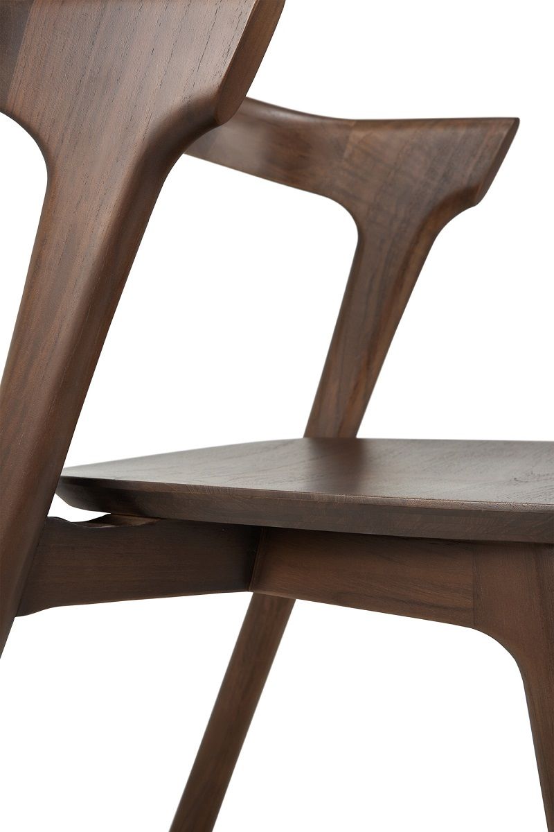 Bok Chair Teak lacquered dark brown Ethnicraft