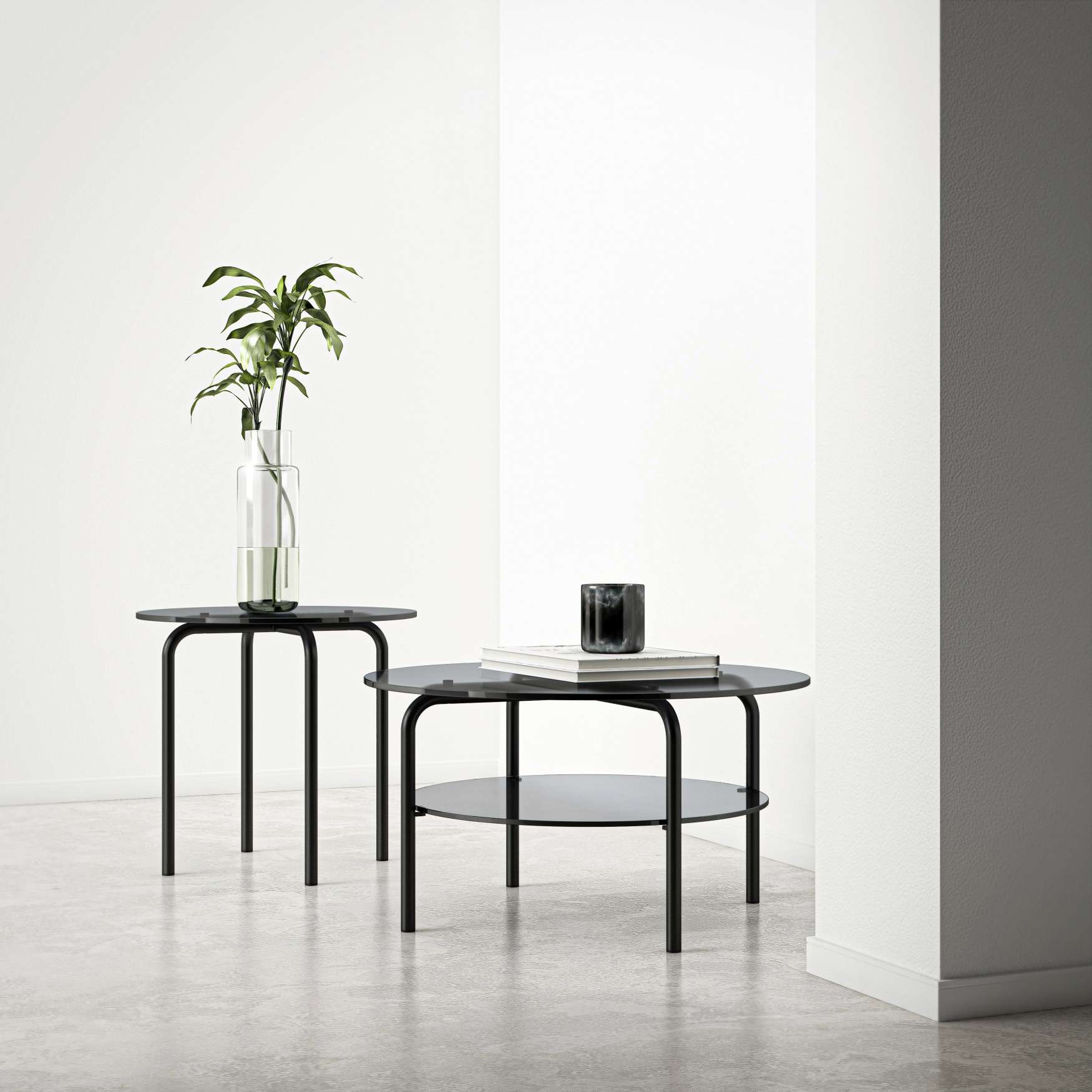 MR 516/1 Coffee table with Storage compartment Thonet
