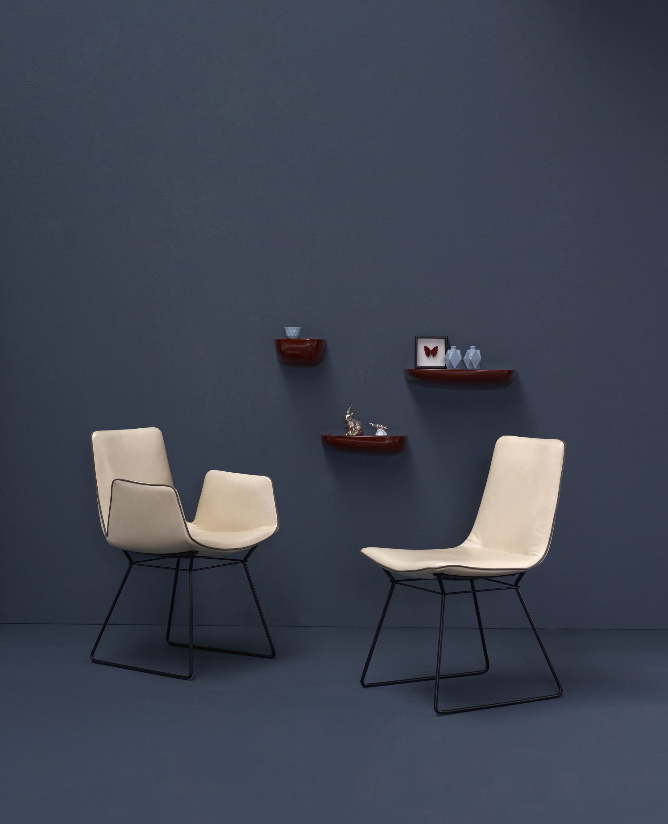 Amelie Armchair high armrests Freifrau Manufaktur