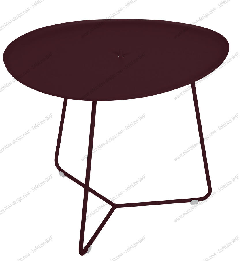 Cocotte small outdoor table Fermob Black cherry Cocotte small outdoor table Fermob Black cherry