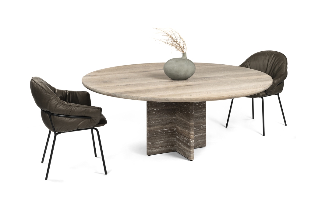 BC17 T-Rox table round dining table Janua Ø 110 x H 75 cm