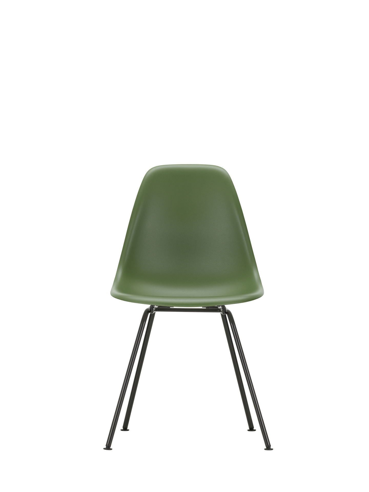 Eames Plastic Side Chair DSX Chair Vitra Chrome - White