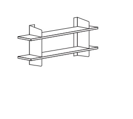 2/ B 100 cm x H 67 cm