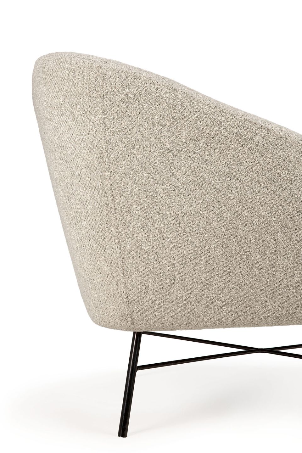 Barrow Lounge Chair off white Ethnicraft