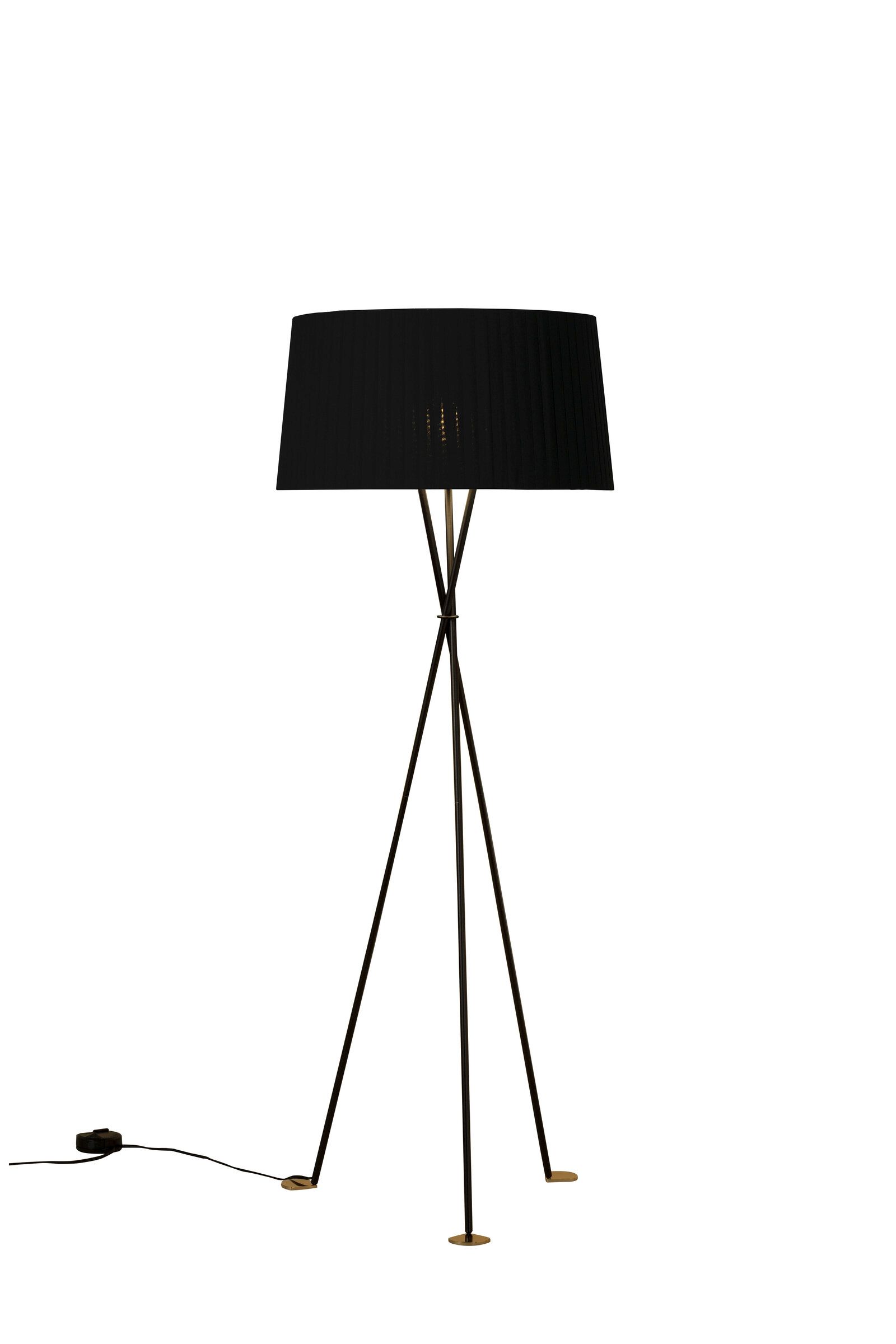 Tripode G5 floor lamp black Santa & Cole