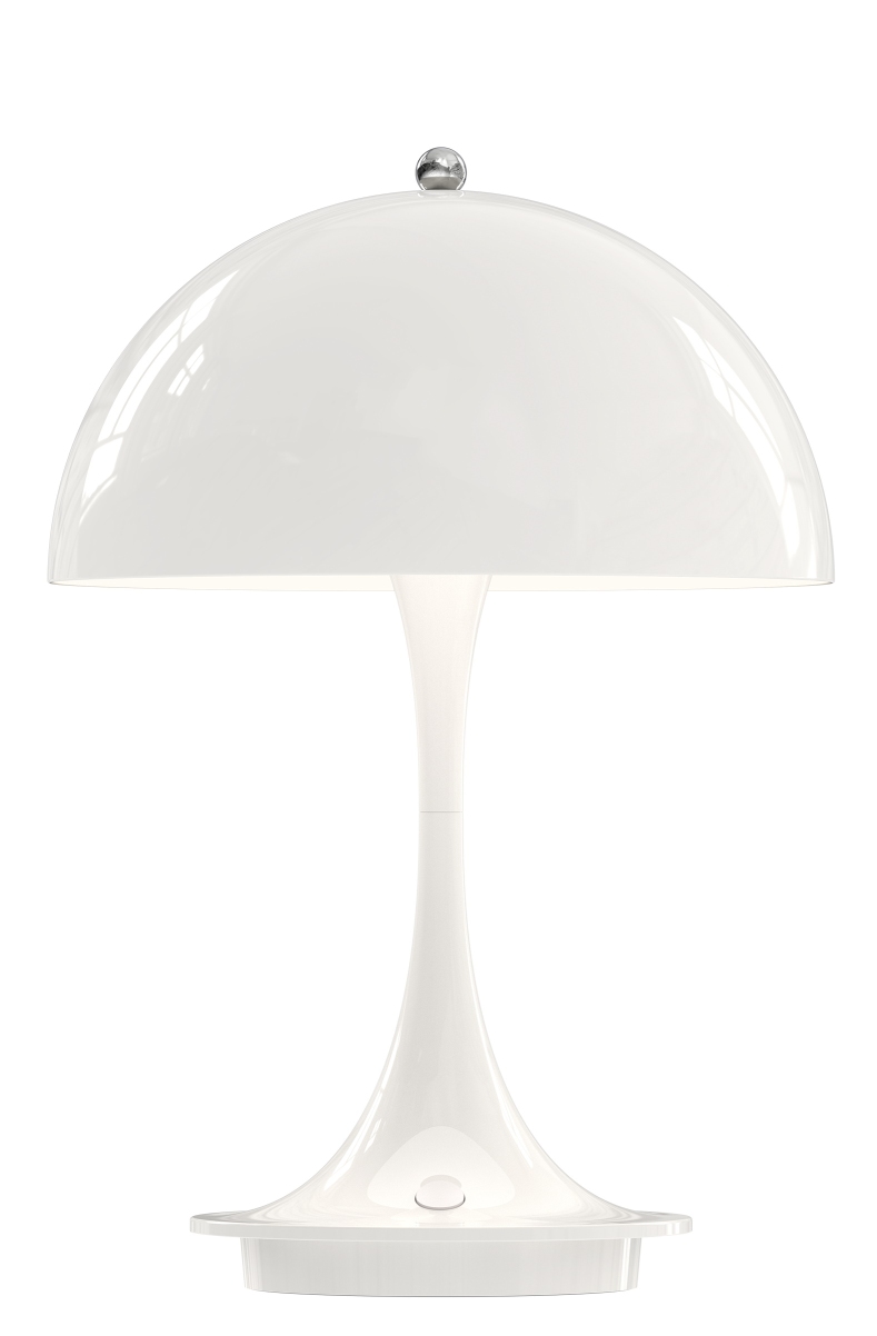 Panthella 160 Portable LED Table lamp Indoor/Outdoor Louis Poulsen Steel white SINGLE PIECES