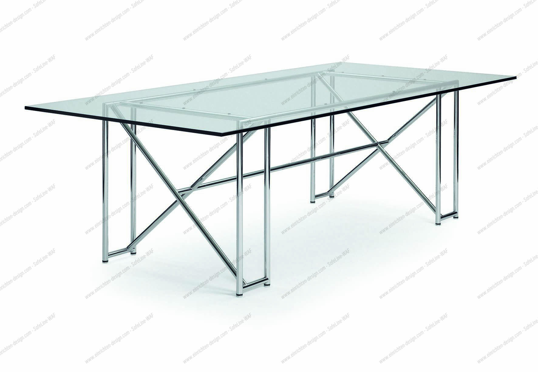Double X table ash black 230 x 110 ClassiCon