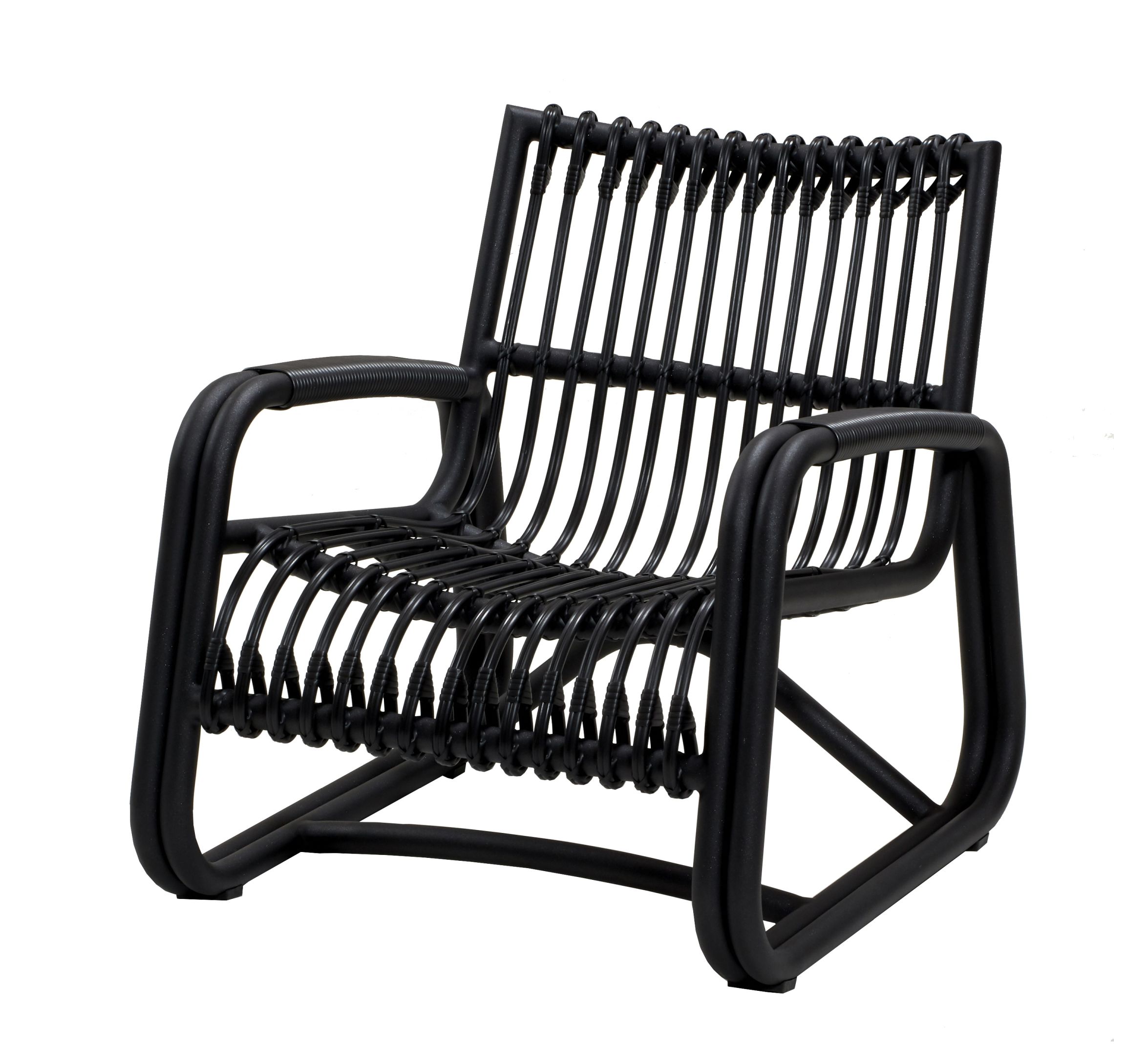 Curve Outdoor Lounge chair Lava grey  Cane-Line