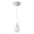 1x pendant luminaire on recessed base