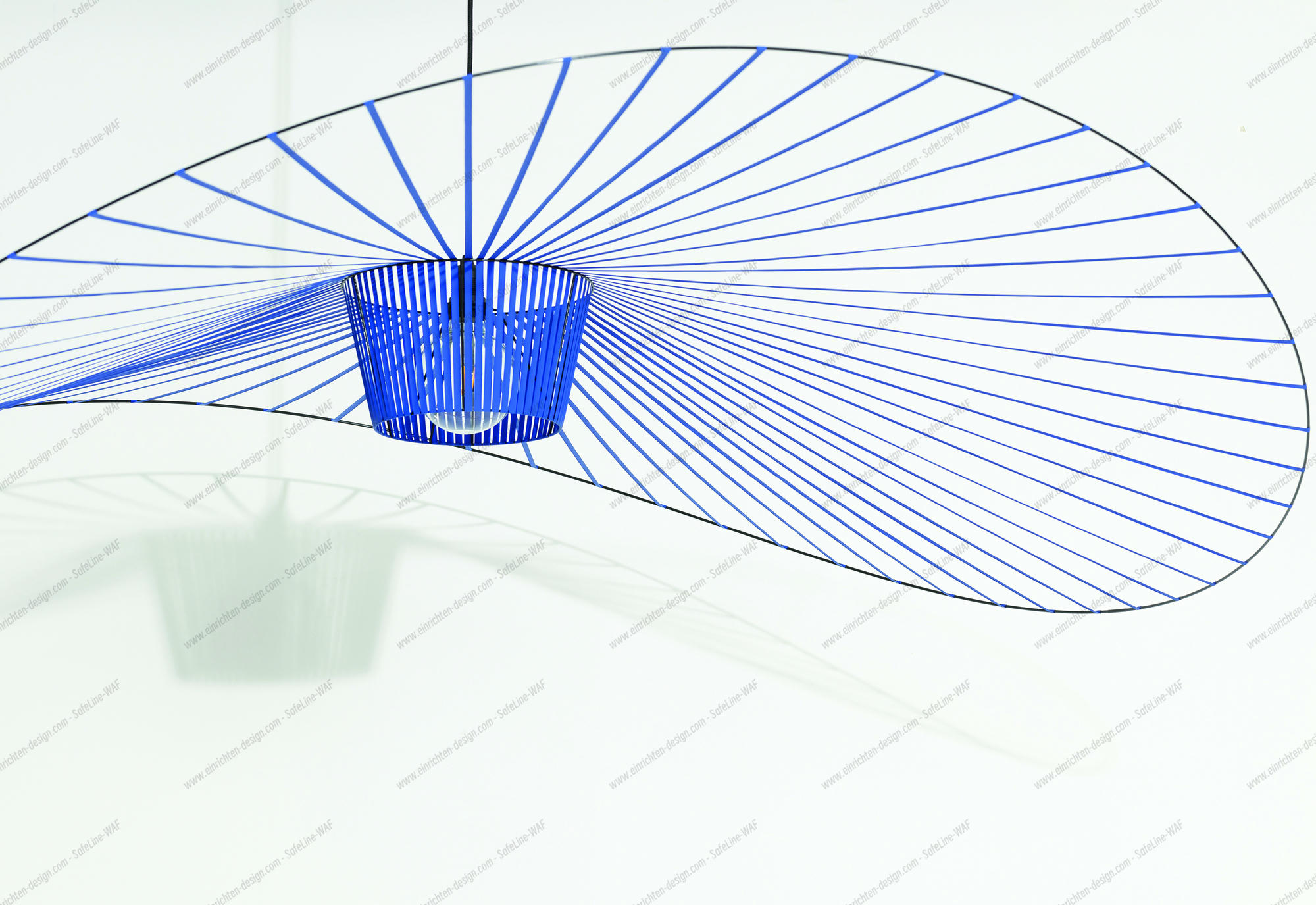 Vertigo Pendant Light Large Cobalt Blue Petite Friture