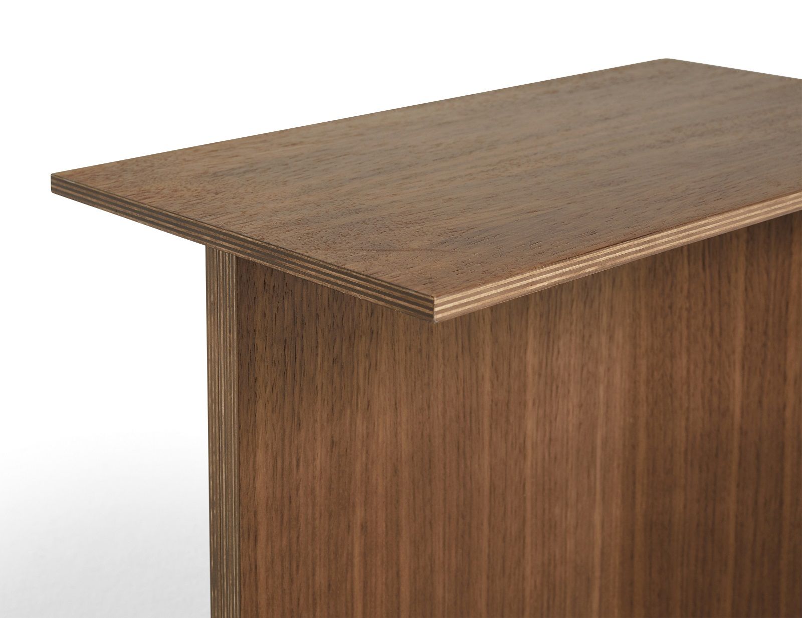 Slit Table Wood Oblong side table / coffee table Hay