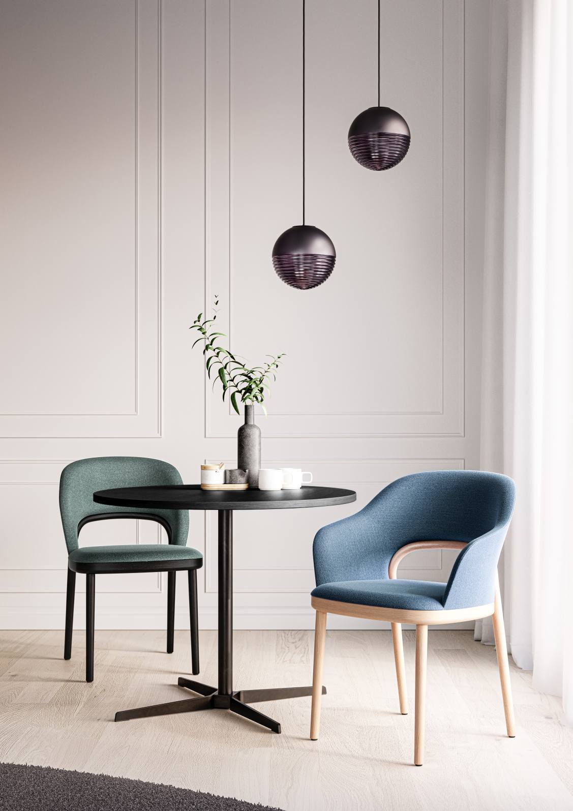 520 P Upholstered chair Thonet