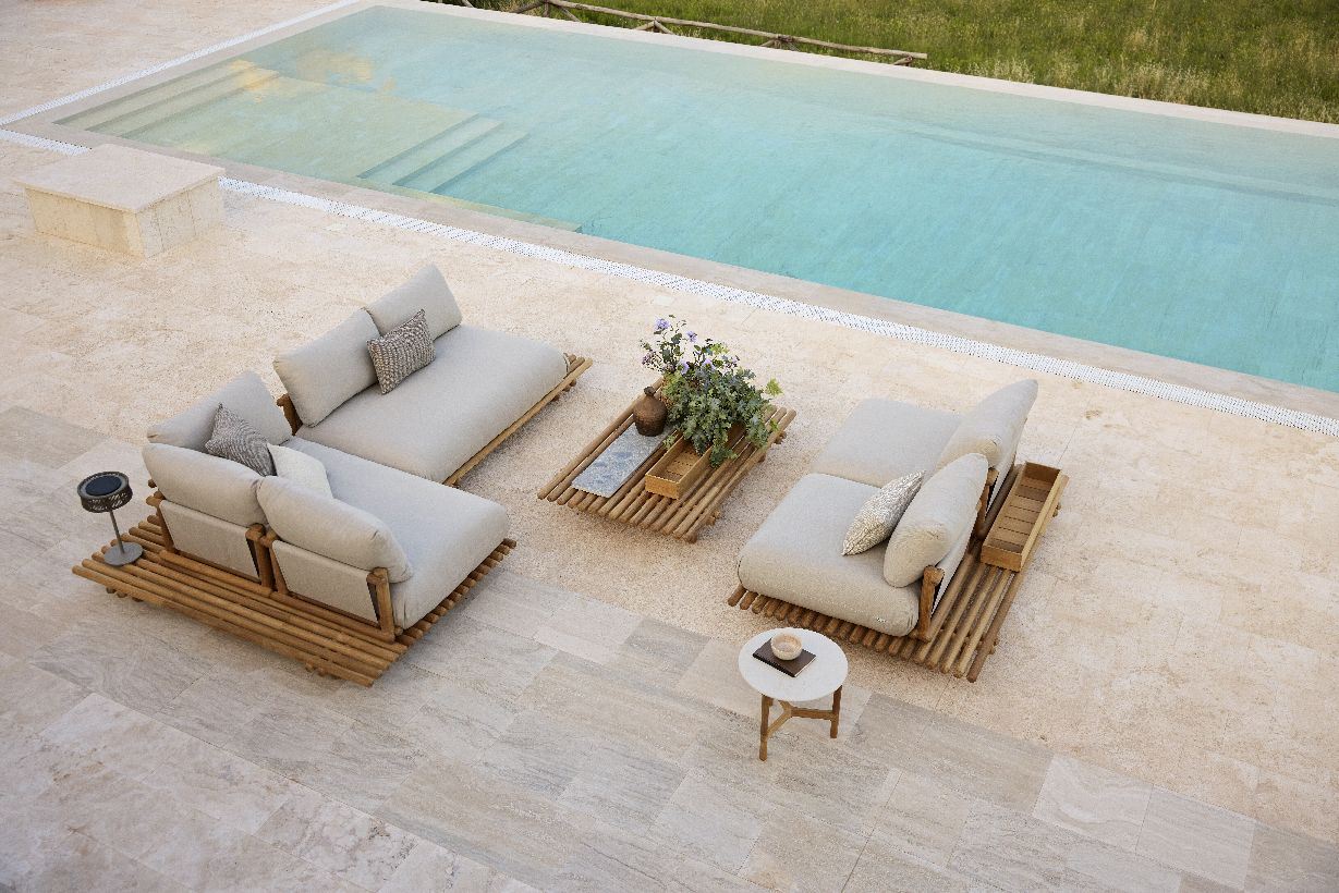 Sticks Platform corner sofa Outdoor Cane-Line 