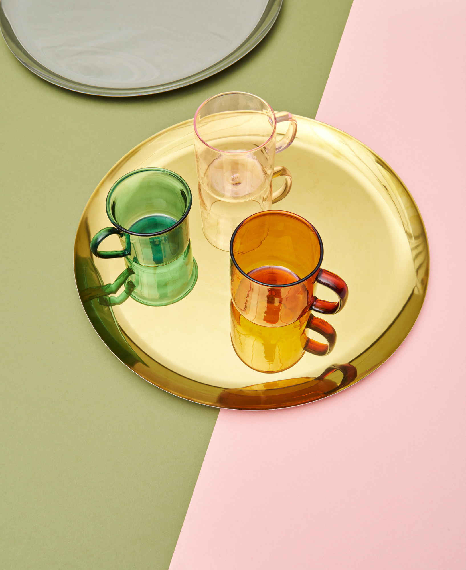 Serving Tray XL Gold Hay SINGLE PIECES