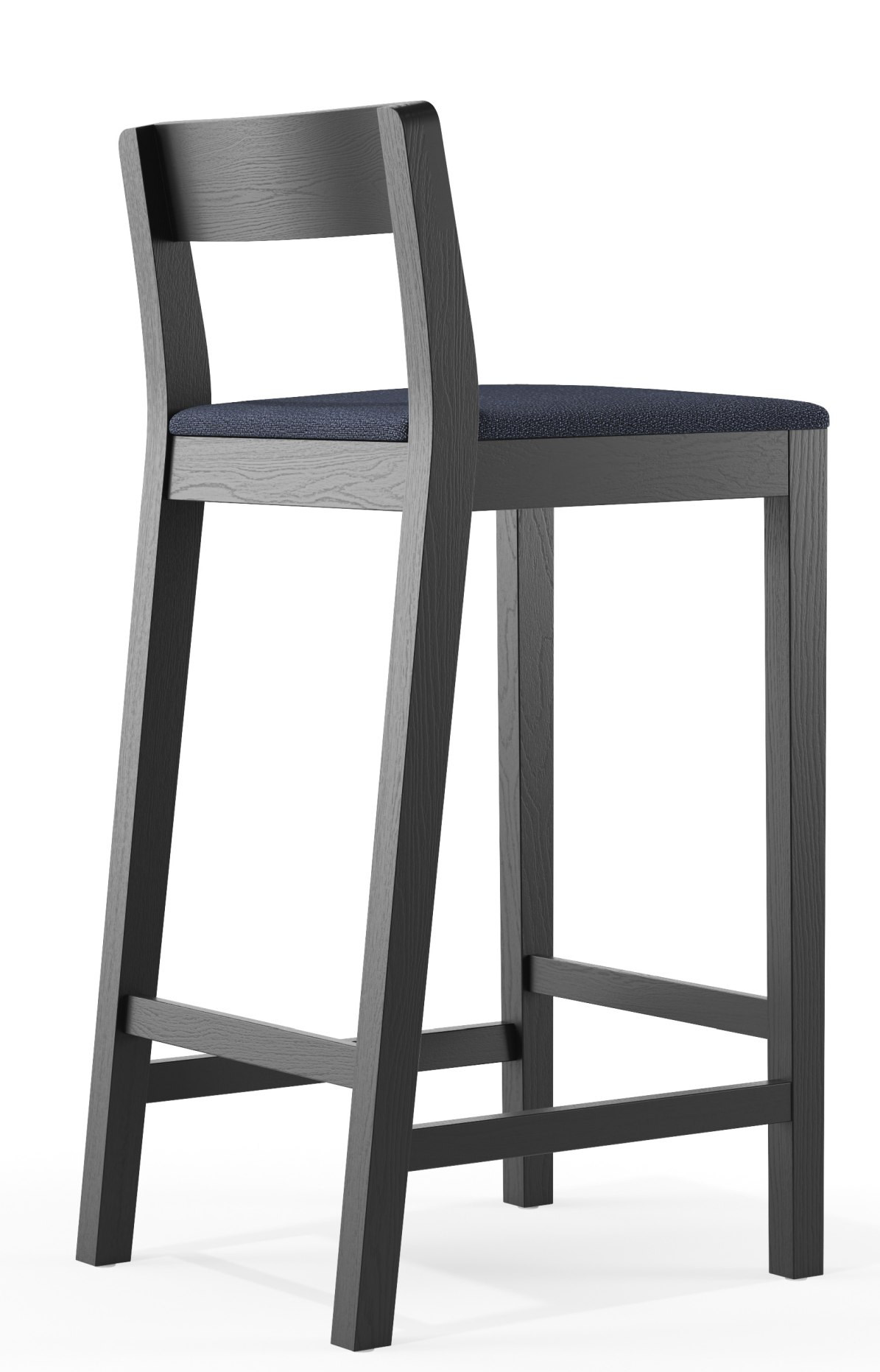 Sit Wood Bar Stool with Seat Cushion Zeitraum Sit Wood Bar Stool with Seat Cushion Zeitraum