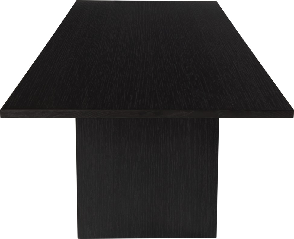 Private Dining Table Rectangular 320 Brown / Black Ash Veneer Gubi Private Dining Table Rectangular 320 Brown / Black Ash Veneer Gubi