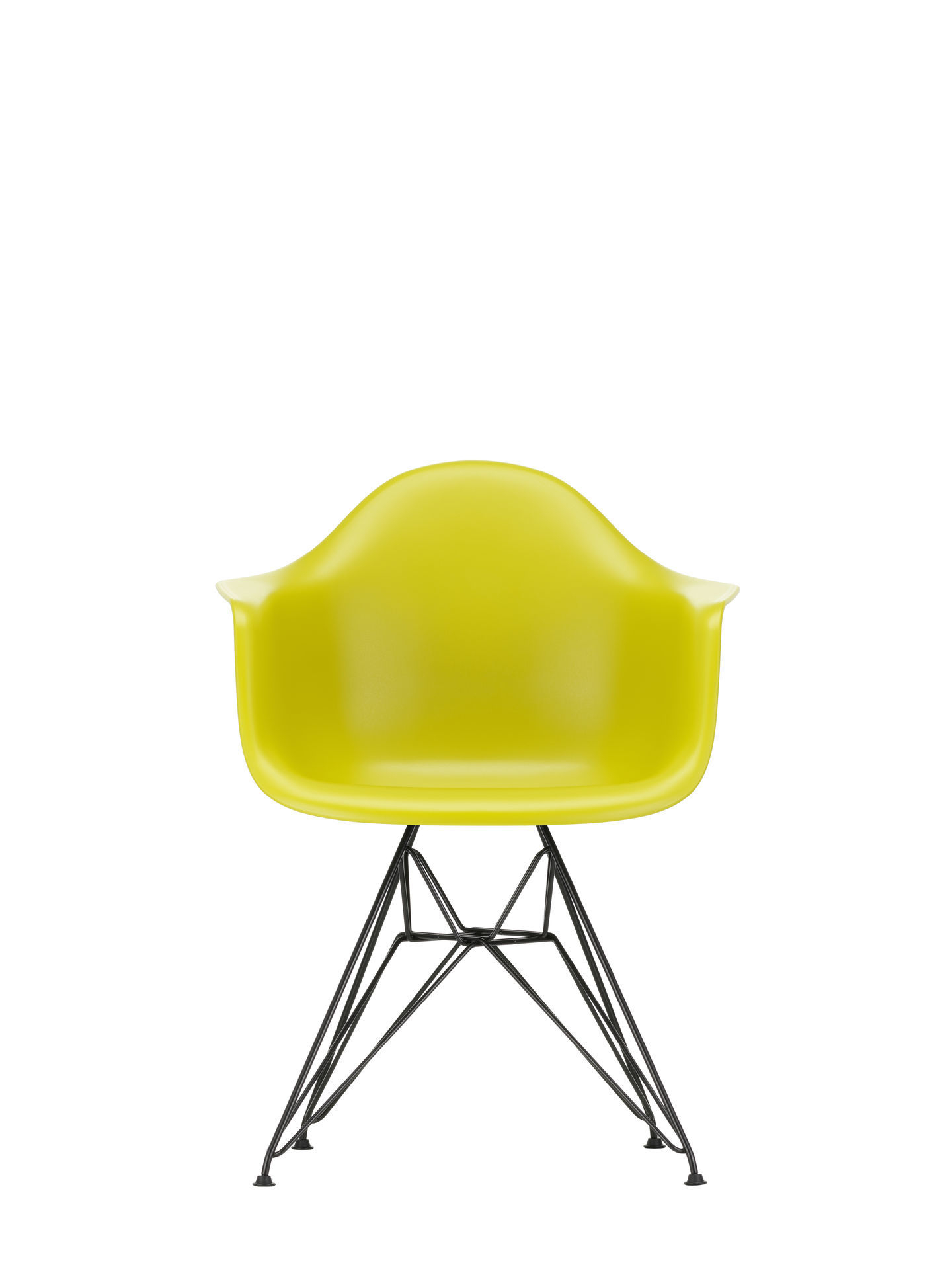 Vitra Eames Plastic Arm Chair DAR Chair Vitra Chrome Plated - Sea Blue