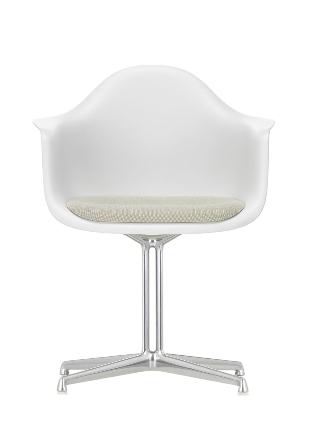 Eames Plastic Arm Chair DAL with seat cushion Vitra
