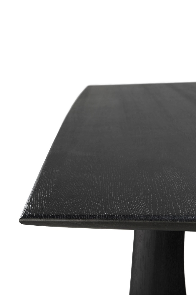 Geometric Dining table Oak black Ethnicraft