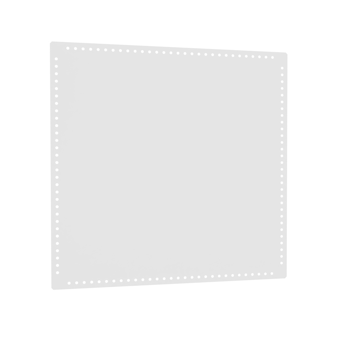 USM Haller Shelf perforated Spare part 50 x 35 cm Pure White