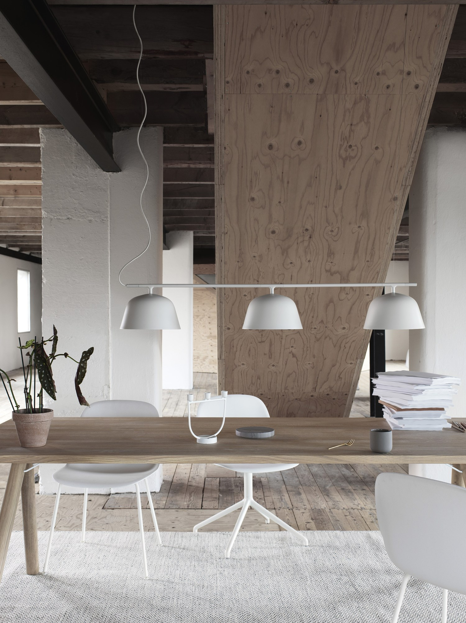 Ambit Rail Lamp Pendelleuchte Muuto-grau