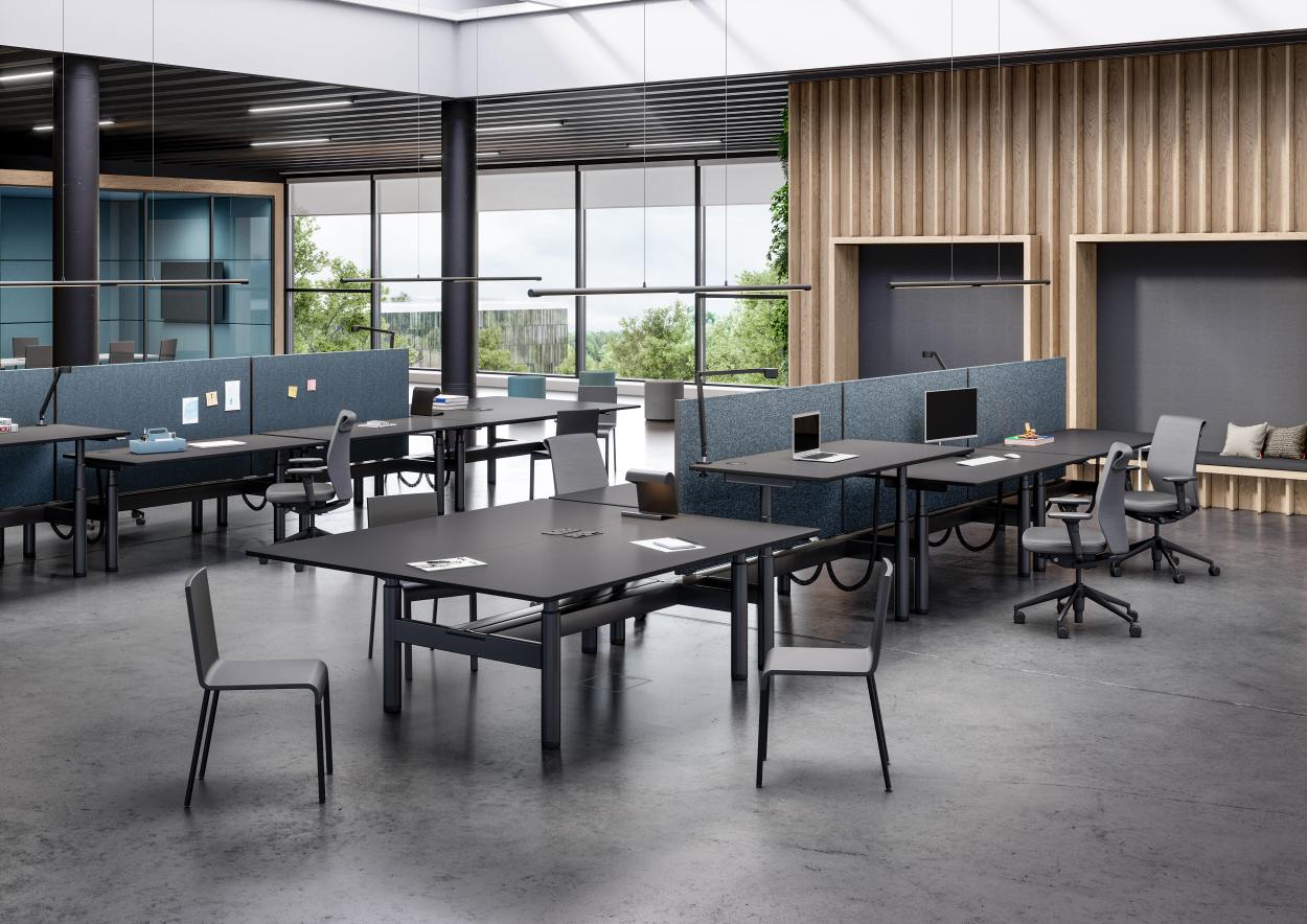 Tyde 2 Sitting and Standing table 140 cm Vitra