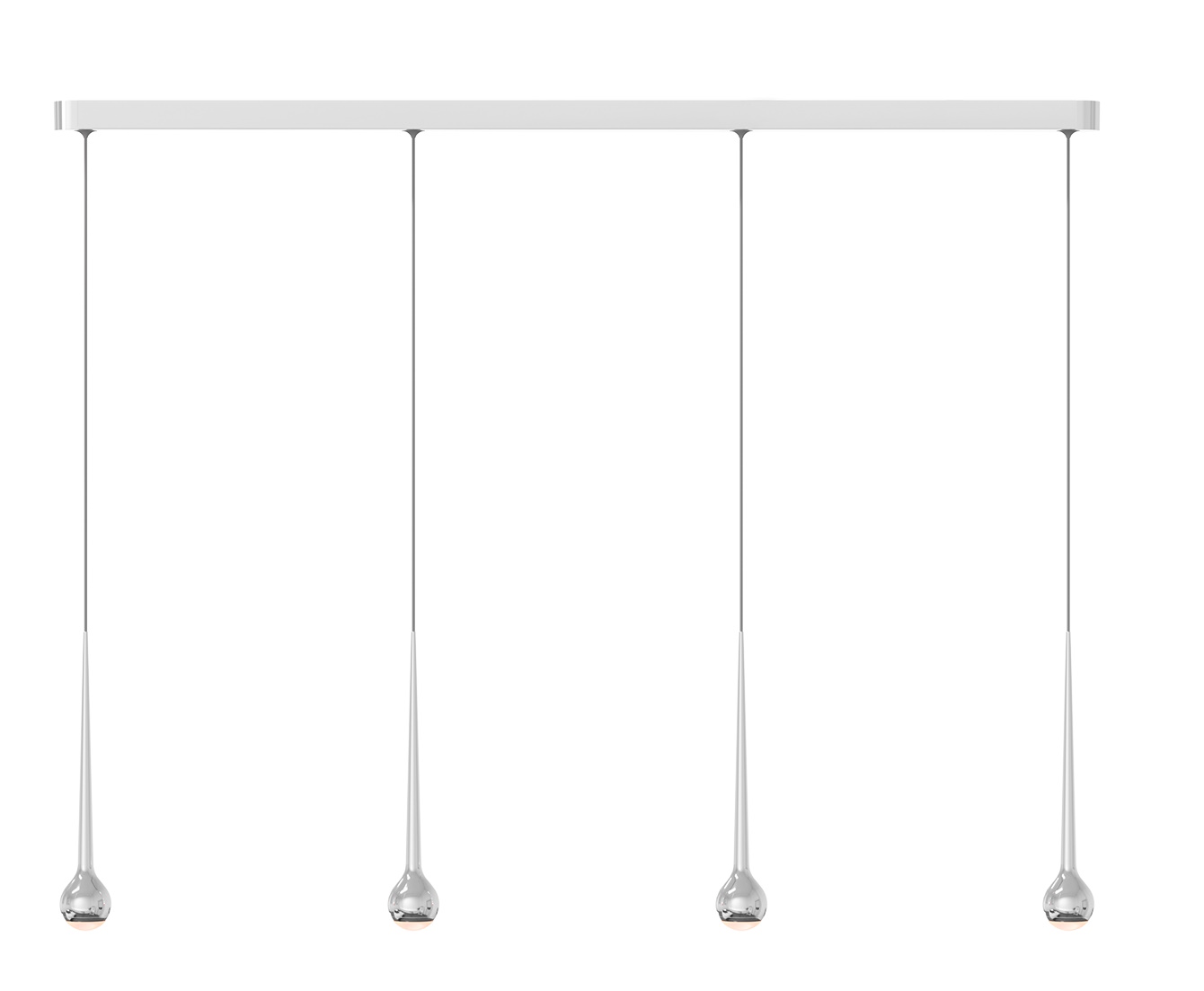 Falling Sun Trace pendant light Grau